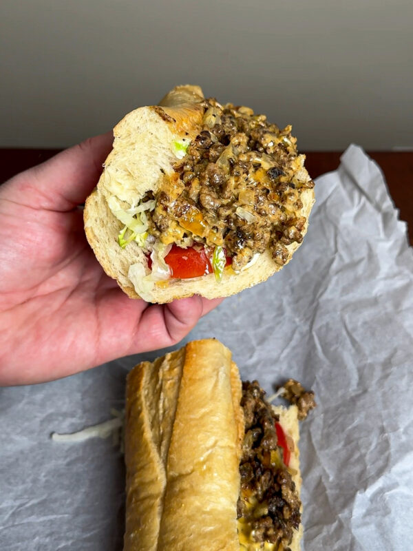 chopped cheese sandwich