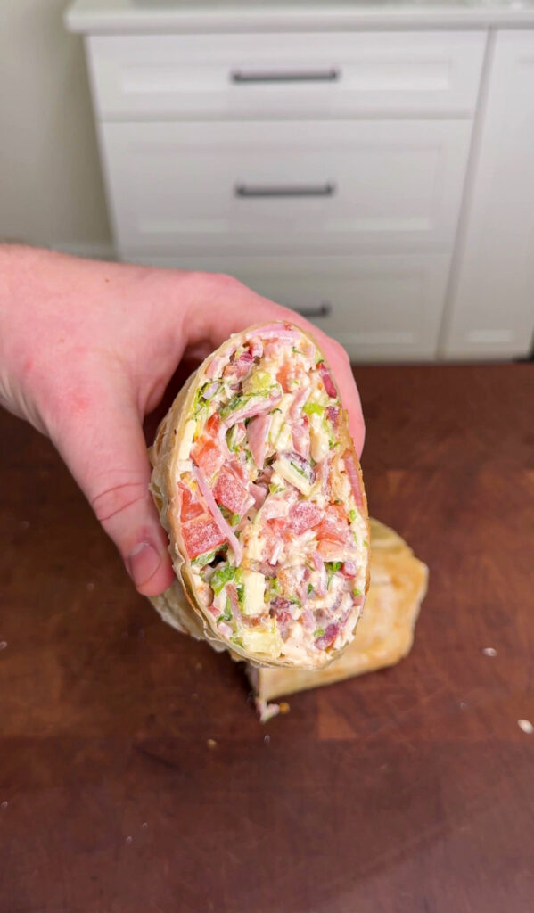 chopped club wrap