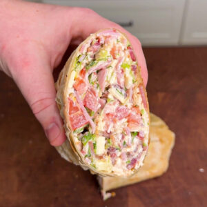 chopped club wrap