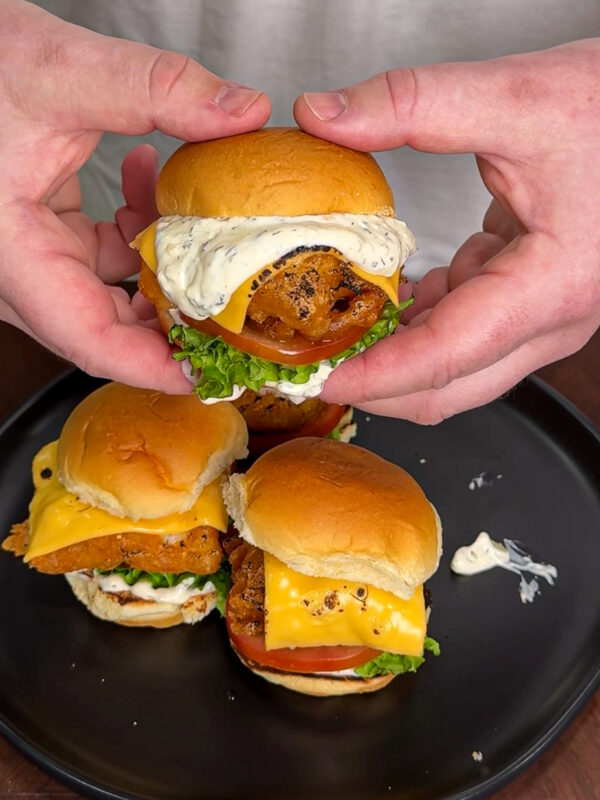 fried fish sliders