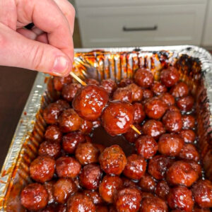 game day bbq meatballs