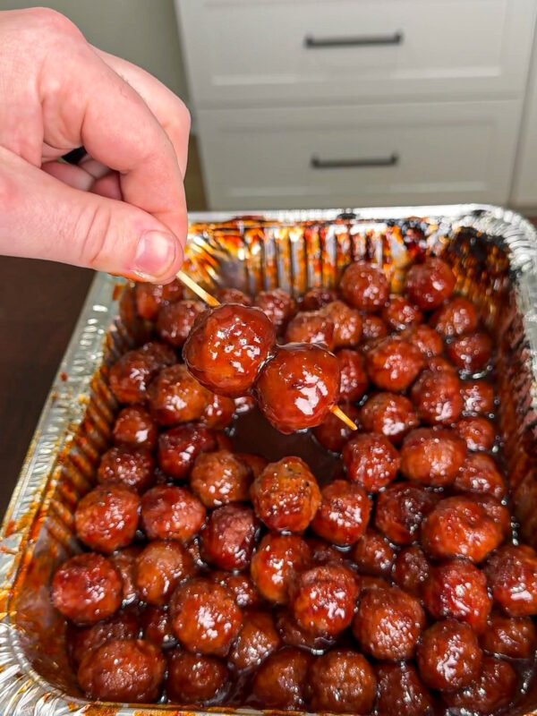 game day bbq meatballs