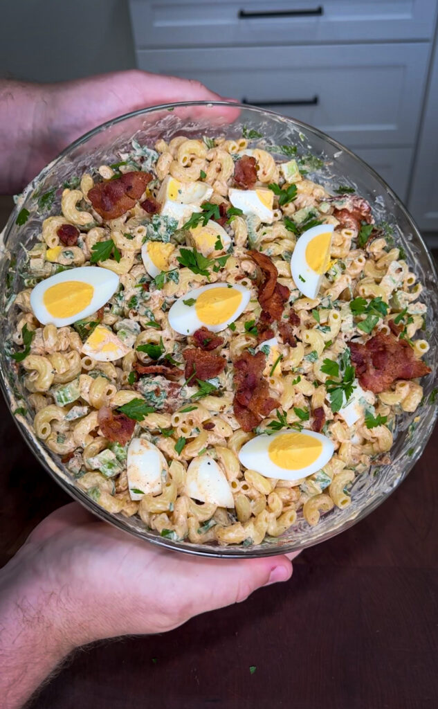 deviled egg pasta salad
