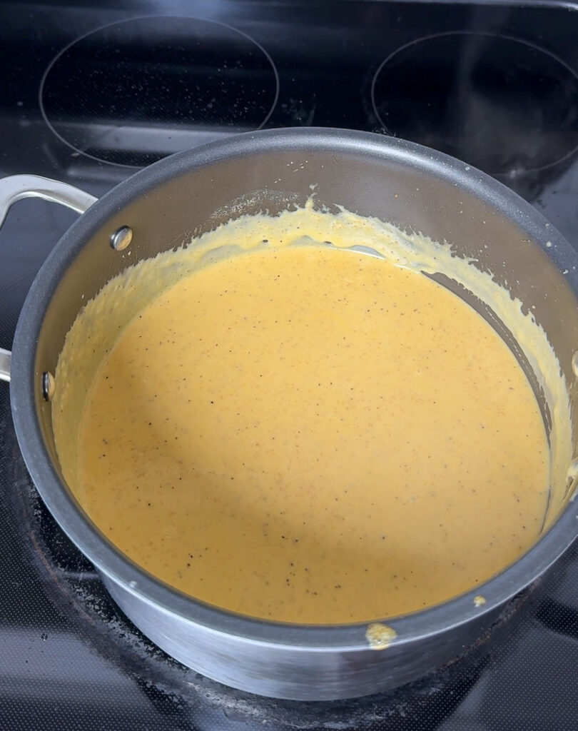 Mac and cheese cheese sauce