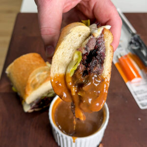 Smoked Mississippi Pot Roast Sandwiches