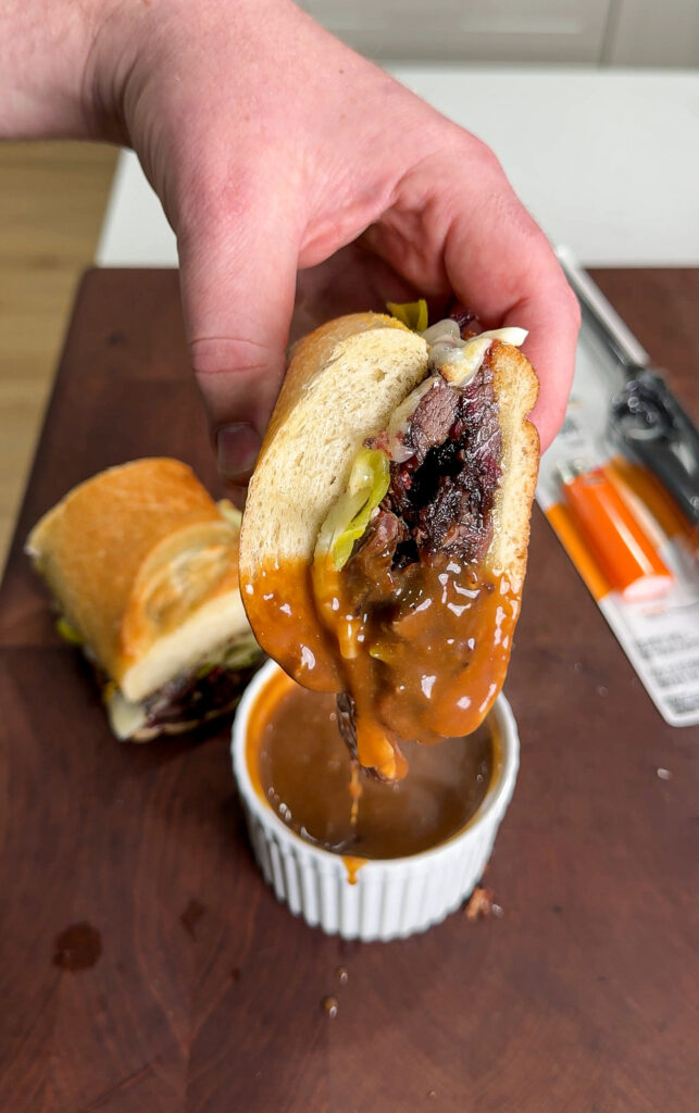 Smoked Mississippi Pot Roast Sandwiches