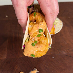 Bang Bang Shrimp Tacos