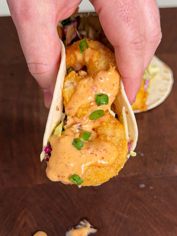 Bang Bang Shrimp Tacos