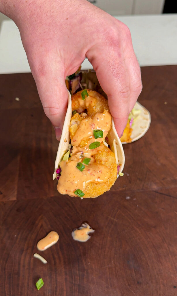 Bang Bang Shrimp Tacos