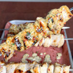Garlic Parmesan Chicken Skewers