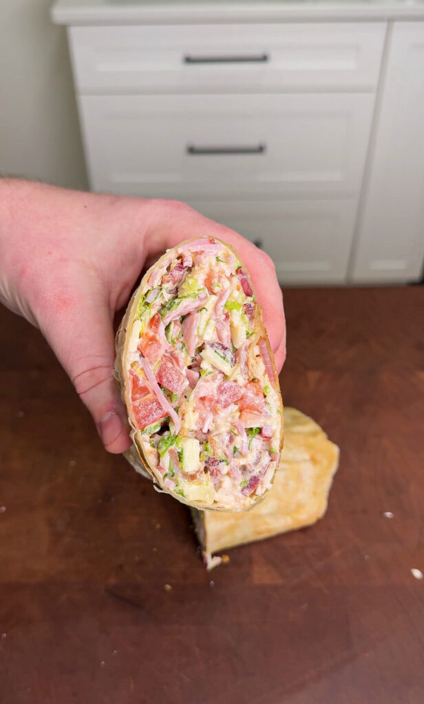 Chopped Club Wraps