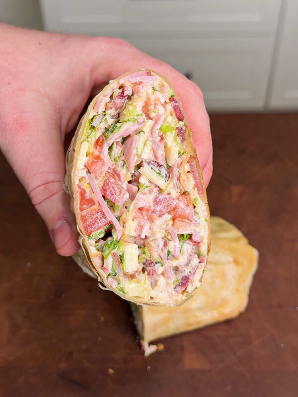 Chopped Club Wraps