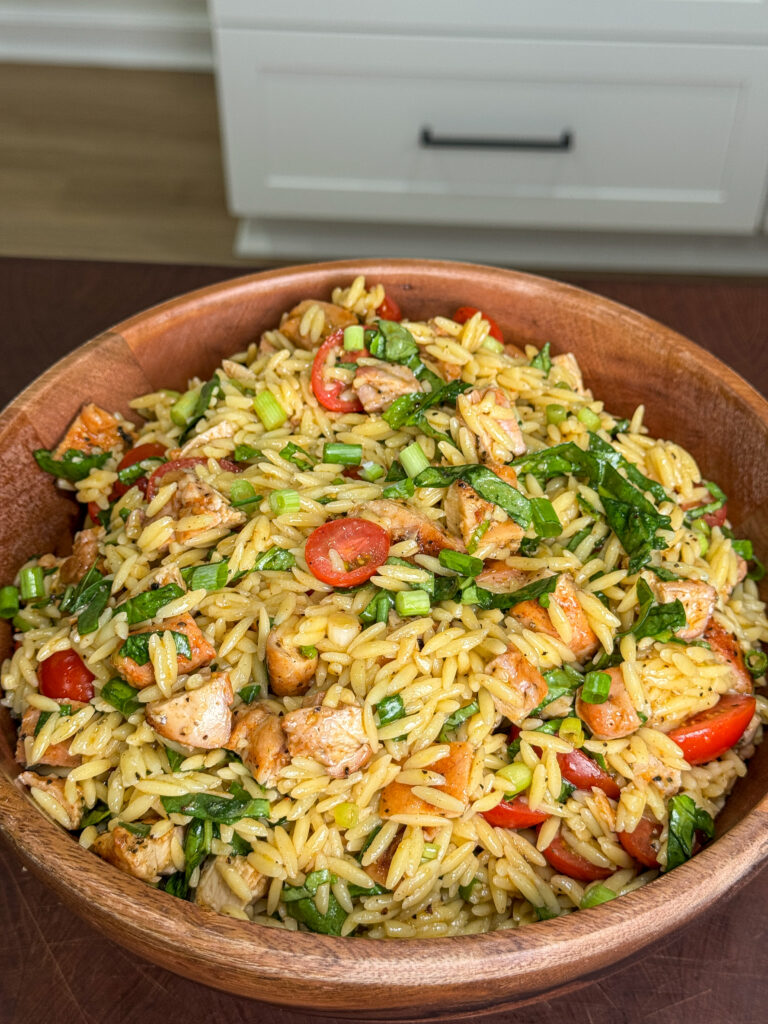 Grilled Chicken Orzo Salad