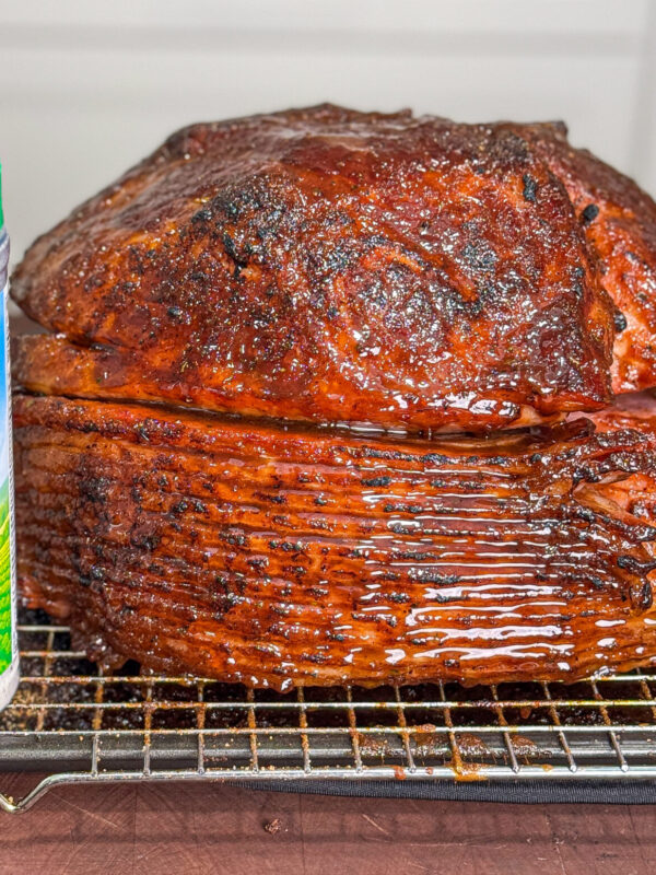 Savory Ranch Balsamic Glazed Ham