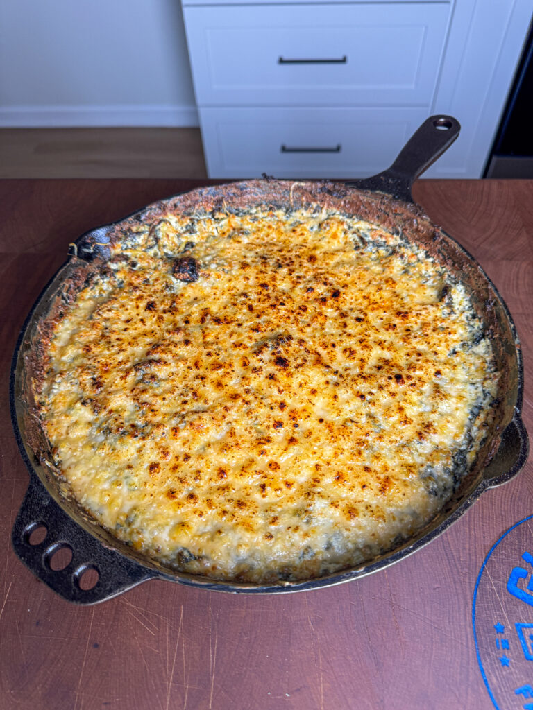 Smoked Spinach Artichoke Dip