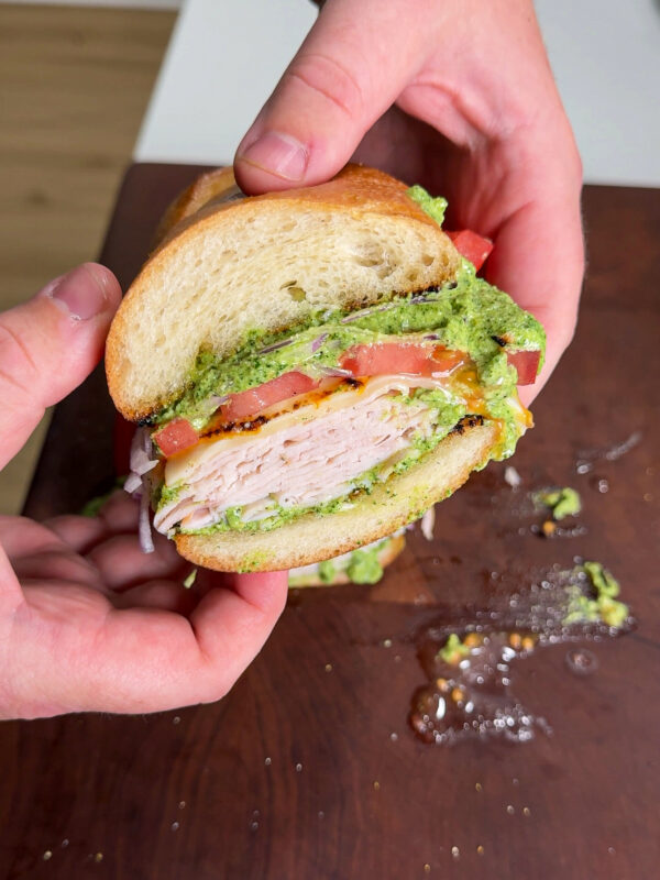 Turkey Pesto Sandwich