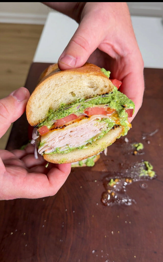 Turkey Pesto Sandwich