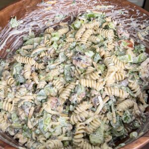 Chicken Bacon Ranch Pasta Salad
