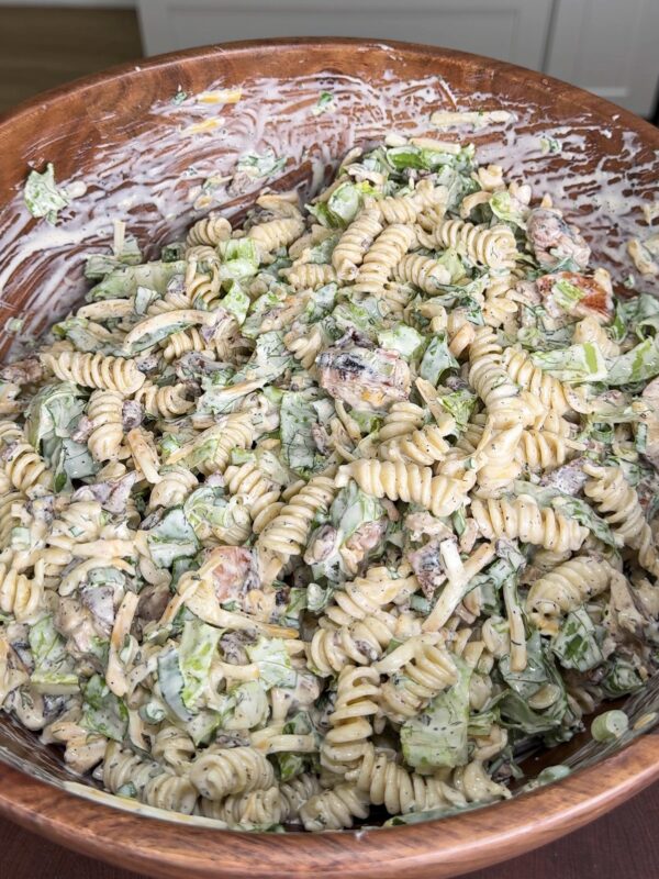 Chicken Bacon Ranch Pasta Salad