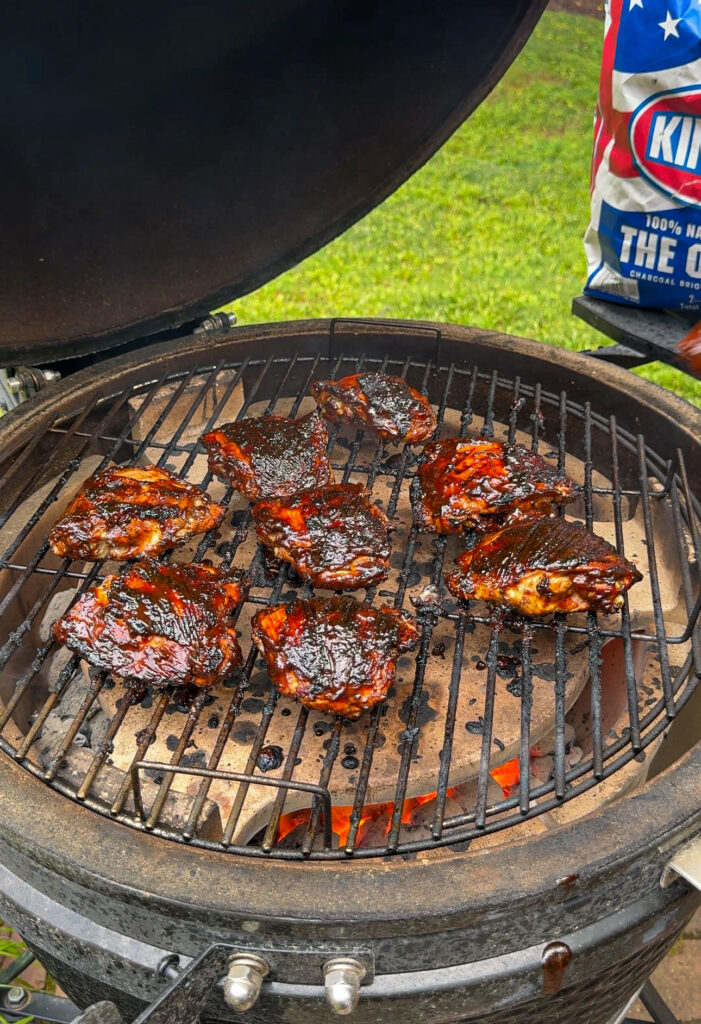 homemade jerk chicken thighs