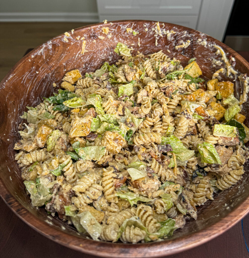 Chicken Caesar Pasta Salad