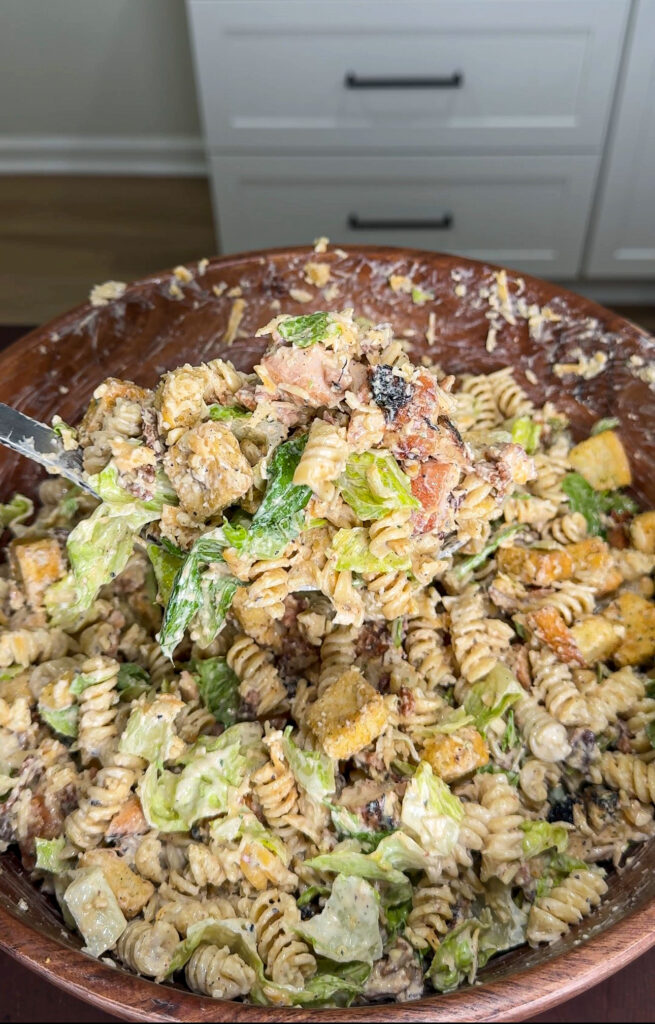 Chicken Caesar Pasta Salad