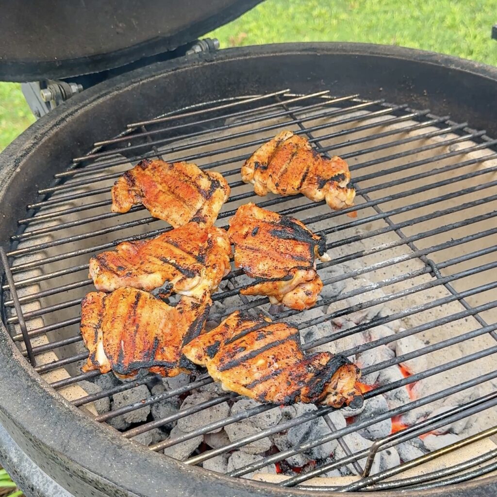 grilled chicken thighs