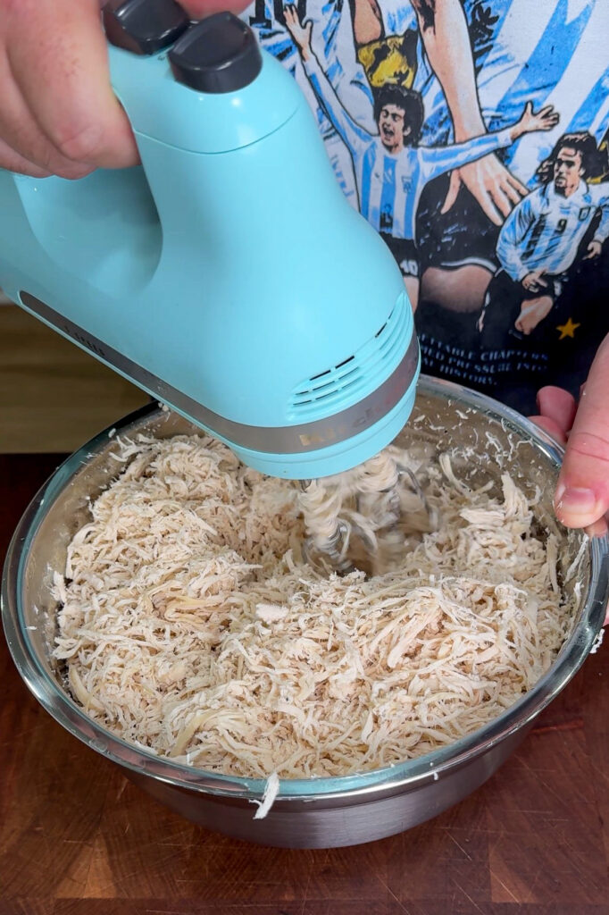 Shredded chicken