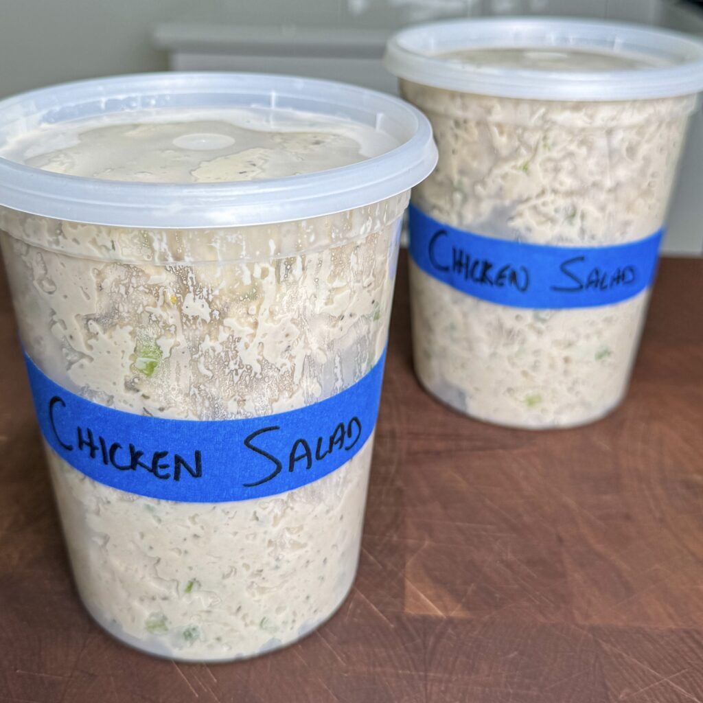 homemade chicken salad