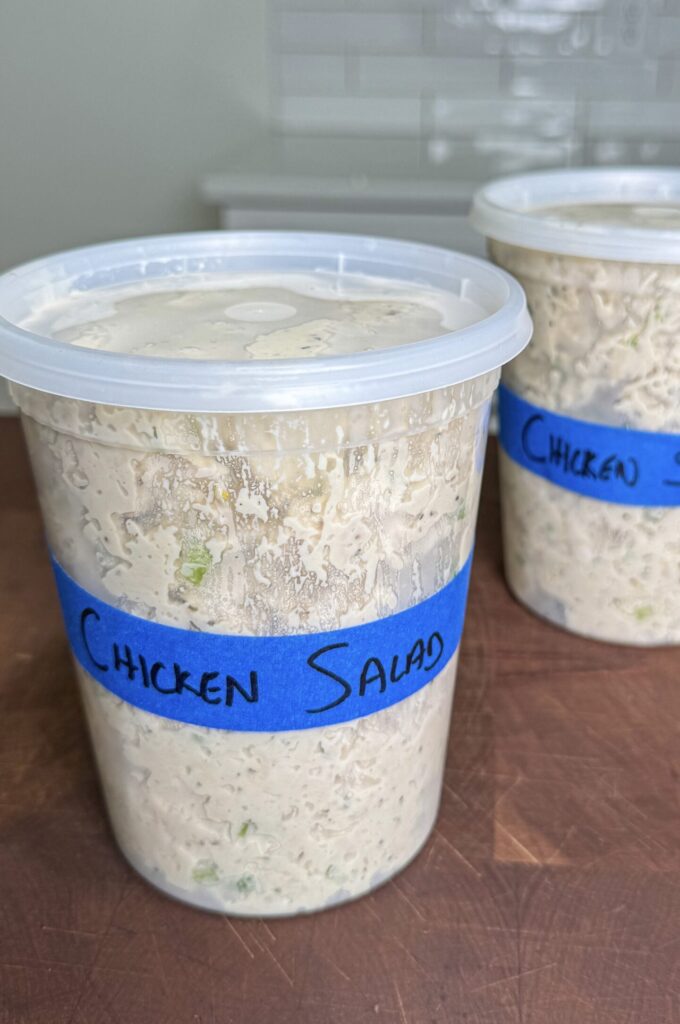 homemade chicken salad