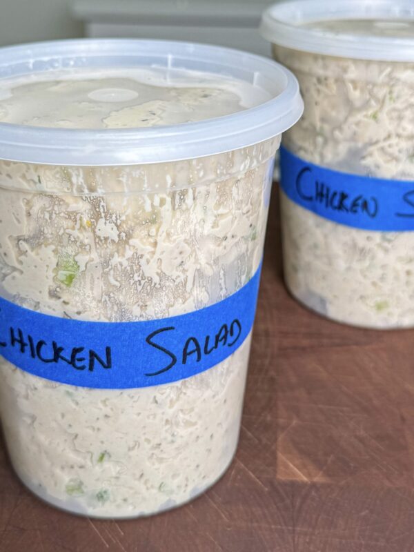 homemade chicken salad